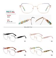 Metal frames for glasses with spring hinges Big City RD9029
