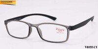 Plastic frame glasses with artificial leather case VIZZINI V8155
