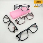 Ready-made plastic frame glasses with case, Vizzini V8012 (W21030-31), lens white, diopters from +0.75 to +4.00 (step 0.25)