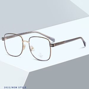 Оправа металлическая с линзами Blue Ray Cut MAMO 52050