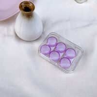 Набор для мягких контактных линз + 3 контейнеров для хранения ZZ-701透明三副装