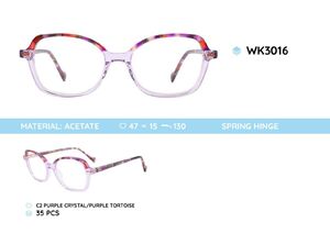 Acetate plastic frames for kids WK3016