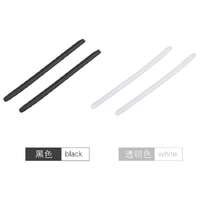 Наконечники на заушники силиконовые, длина 56 мм, круглое отверстие 1.3/1.7 мм