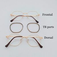 Metal ultrathin women's frames with spring hinges Wilibolo K6803