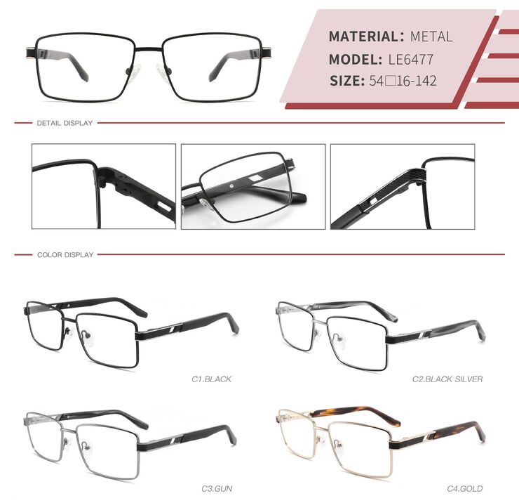 Оправа металлическая LE6477-DA