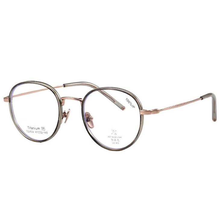 Оправа сверхлёгкая титановая + пластик TR90 с защитой от синего цвета MAMO T22506