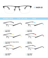 Металлическая оправа с дужками из материала TR-90 с гнущимся наконечником HA09-23