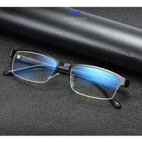 Metal eyeglasses F1690, diopters from 0.00 to -6.00, not centered