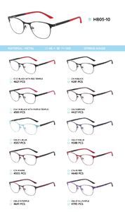 Металлическая оправа с дужками из материала TR-90 HB05-10