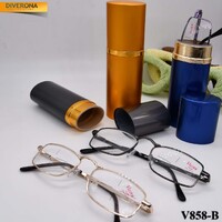 Metal eyeglasses Vizzini 858-B this metal cases