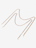 Set of two glasses chain with crystal GM090