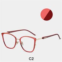 Оправа для очков комбинированная (металл + TR90) с защитой от синего света, с флексом FA87106