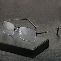Nylor titanium metal reading glasses with Blue Ray Cut protection for men KY88110, diopters: from 0.00 to +4.00