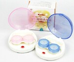 Set-device for cleaning soft contact lenses (A set for cleaning soft contact lenses) HL-800レ王王子器器Set-dev