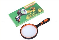 Лупа в силиконовом ободке со стеклянной линзой MAGNIFIER HPDC GLASS