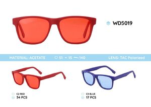 Acetate frames polarized sunglasses WD5019