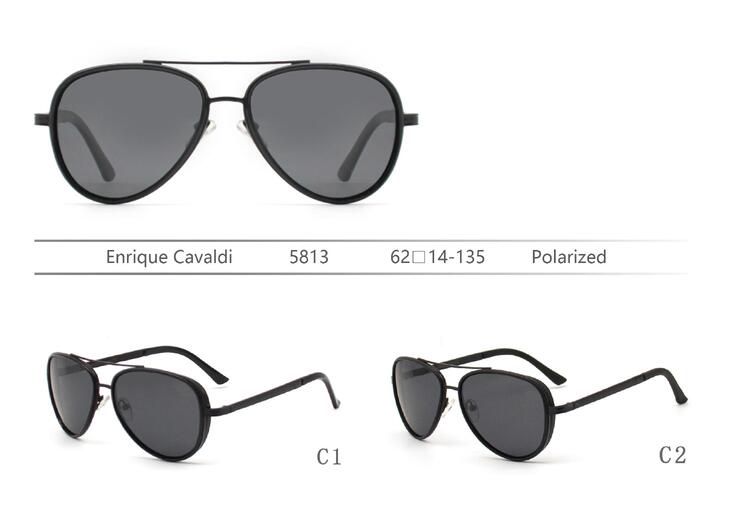 Polarized metal sunglasses Enrique Cavaldi EC5813