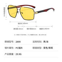 Photochromic glasses with blue light and UV protection 2899-GT