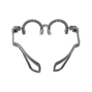 Оправа детская пробная силиконовая полуободковая для подбора очков STF5270-H Black (PJ080) с размерами от 52 до 70 мм