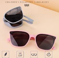 Polarized silicone sunglasses with UV400 protection for kids T32037