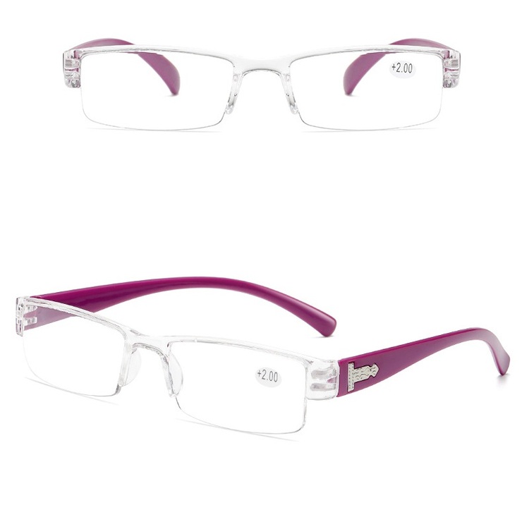 Transparent lenses plastic frame prescription glasses 816PC