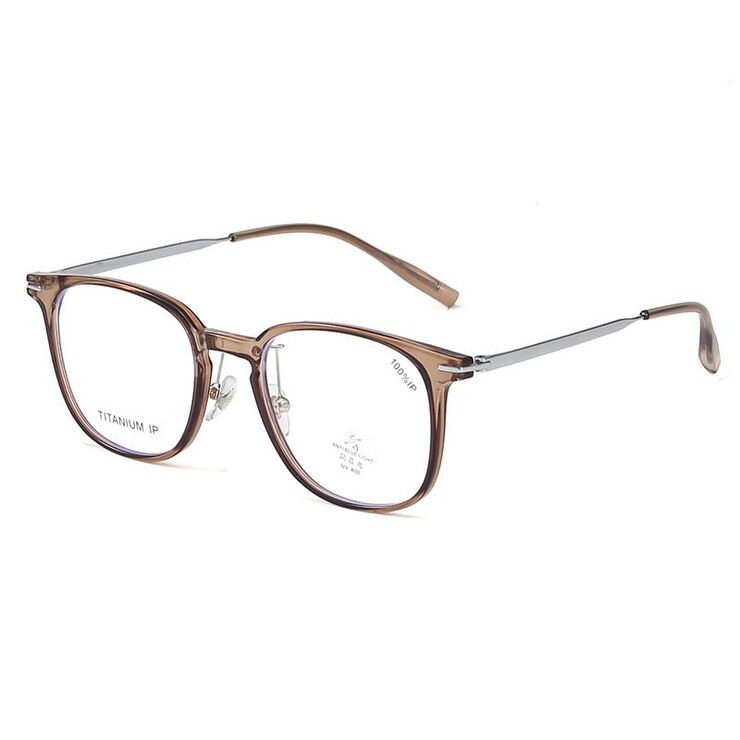 Оправа сверхлёгкая титановая + пластик с линзами с защитой от синего света TR90 MAMO T22034