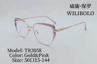 Оправа металл + TR90 ультратонкая женская с флексом Wilibolo TR3058