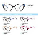 Plastic frames for glasses acetate material WD4102