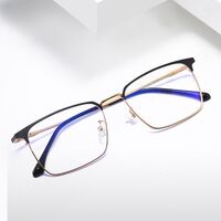Metal glasses with blue light and UV protection 9661-2-GT