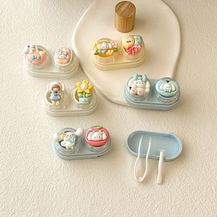 Мини-набор для мягких контактных линз выдвижной W-CT22爱心花狗