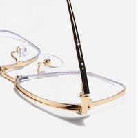 Metal glasses with blue light and UV protection 9670-2-GT