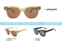 Plastic acetate frame polarized sunglasses WD1640PS