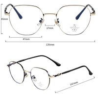 Metal frames with Blue Ray Cut lenses MAMO F99017