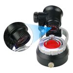 Portable pocket magnifier with backlight 519, diameter: 21 mm, magnification: 10X, 20X, 25X