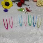 Tweezers, length 6 cm, for working with contact lenses, assorted colors QZ-1-3, order from 1000 pieces