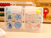 Mini set with contact lens cases XF-B35, 2pcs