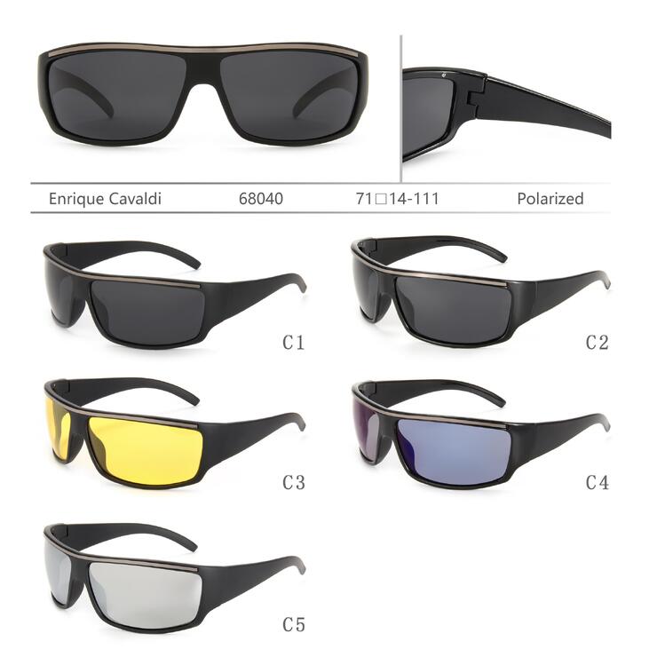 Polarized plastic sunglasses Enrique Cavaldi EC68040