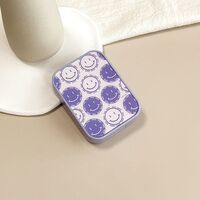 Набор для мягких контактных линз XY5055紫色笑脸兔花