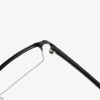 Metal eyeglasses F1689, diopters from 0.00 to -6.00, not centered