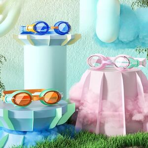 Очки для плавания детские (3-14 лет) водонепроницаемые с защитой от запотевания, SC13-YU