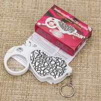 Лупа складная с универсальной подсветкой 6901A-XX, размеры: ⌀37 мм, ⌀12 мм, увеличение: 8Х, 20Х