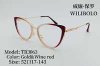 Metal + TR90 ultrathin women's frames with spring hinges Wilibolo TR3063