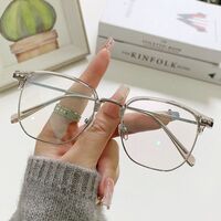 Hibrid, metal + TR90, Blue Block glasses with hinge thread blue light protection FENQI F8151