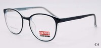 Plastic frames for glasses TR-90 + CA material (flex hinges) FOCUS FCS016