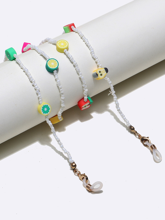 Модная золотая цепочка для очков с полым ромбом GL1288