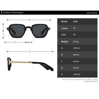 Plastic retro sunglasses Elit 6086-EL
