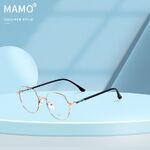 Metal frames with Blue Ray Cut lenses MAMO H5532