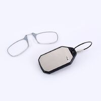 Plastic reading pince-nez glasses with case 6008, diopters from +1.00 to +3.00, RMC=62-64