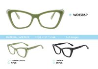 Plastic acetate eyeglasses frame for women WD1386P