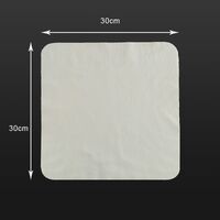 Natural suede napkin individually wrapped, 20*20 / 30*30 см